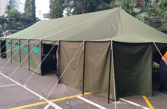 Tenda Pleton TNI